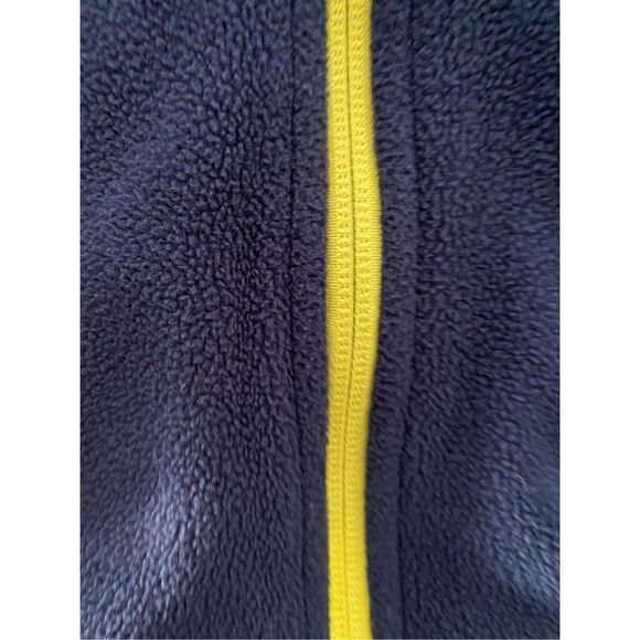 Columbia unisex Childs navy blue fleece full, zip, light weight jacket, size med - Picture 3 of 4